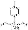 structure of CAS# 189167-67-7, 4-(4-Methylphenyl)-1,6-Heptadien-4-Amine;1-allyl-1-(4-methylphenyl)-3-butenylamine;1-Allyl-1-p-tolyl-but-3-enylamine;4-(4-methylphenyl)hepta-1,6-dien-4-amine