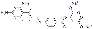 CAS#: 18921-69-2， N-(4-(((2,4-Diamino-5-methyl-6-quinazolinyl)methyl)amino)benzoyl)-L-aspartic acid disodium salt