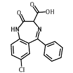 CAS#: 189298-40-6， 7-Chloro-2-Oxo-5-Phenyl-2,3-Dihydro-1H-1,4-Benzodiazepine-3-Carboxylic Acid