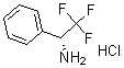 结构式 CAS# 189350-64-9, (alphaR)-alpha-(三氟甲基)-苯甲胺盐酸盐(1:1)