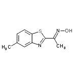 CAS#: 189462-29-1， (1E)-N-Hydroxy-1-(5-Methyl-1,3-Benzothiazol-2-Yl)Ethanimine