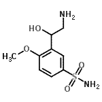 CAS#: 189814-01-5， 3-(2-Amino-1-Hydroxyethyl)-4-Methoxybenzenesulfonamide