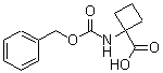 structure of CAS# 190004-53-6, 1-[[(Phenylmethoxy)Carbonyl]Amino]-Cyclobutanecarboxylic Acid;Cyclobutanecarboxylic Acid, 1-[[(Phenylmethoxy)Carbonyl]Amino]-;1-(BENZYLOXYCARBONYLAMINO)-CYCLOBUTYL-1-CARBOXYLIC ACID;1-BENZYLOXYCARBONYLAMINOCYCLOBUTANECARBOXYLIC ACID