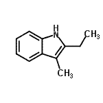 CAS#: 19013-49-1， 2-Ethyl-3-Methyl-1H-Indole