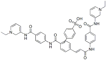 CAS#: 19060-43-6， N-(1-Ethylpyridin-5-Yl)-4-[[(E)-3-[4-[[4-[(1-Ethylpyridin-5-Yl)CarbamoYl]Phenyl]Carbamoyl]Phenyl]Prop-2-Enoyl]Amino]Benzamide 4-Methylbenzenesulfonate