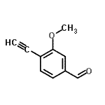 CAS#: 190786-13-1， 4-Ethynyl-3-Methoxybenzaldehyde
