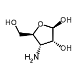 CAS#: 191089-12-0， 3-Amino-3-Deoxy-beta-D-Ribofuranose