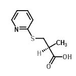 CAS#: 191414-23-0， (2S)-2-Methyl-3-(2-Pyridinylsulfanyl)Propanoic Acid