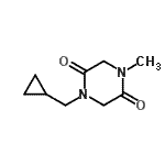 CAS#: 191476-56-9， 1-(Cyclopropylmethyl)-4-Methyl-2,5-Piperazinedione