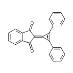 CAS#: 19164-54-6， 2-(2,3-Diphenyl-2-Cyclopropen-1-Ylidene)-1H-Indene-1,3(2H)-Dione