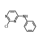 结构式 CAS# 191728-83-3, 2-氯-N-苯基-4-嘧啶胺