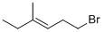 structure of CAS# 19198-88-0, 1-Bromo-4-Methyl-3-Hexene;1-Bromo-4-Methyl-Hex-3-Ene;1-BROMO-4-METHYL-3-HEXENE;6-BROMO-3-METHYLHEX-3-ENE