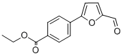 structure of CAS# 19247-87-1, 4-(5-Formyl-2-Furanyl)-Benzoic Acid Ethyl Ester;Ethyl 4-(5-Formyl-2-Furyl)Benzoate;4-(5-Formyl-2-Furyl)Benzoic Acid Ethyl Ester;Ethyl 4-(5-Methanoylfuran-2-Yl)Benzoate