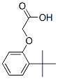 结构式 CAS# 19271-90-0, 2-[2-叔丁基苯氧基]-乙酸