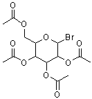 structure of CAS# 19285-38-2, 2,3,4,6-Tetra-O-Acetylhexopyranosyl Bromide;[3,4,5-Tris(acetyloxy)-6-bromooxan-2-yl]methyl acetate;2,3,4,6-O-Tetraacetyl-a-D-galactopyranosyl bromide;2,3,4,6-Tetraacete-α-D-mannopyranosyl bromide
