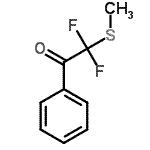 CAS#: 192862-16-1， 2,2-Difluoro-2-(Methylsulfanyl)-1-Phenylethanone