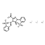 CAS#: 1934-25-4， Trisodium 5-Oxo-1-(2-Sulfonatophenyl)-4-(2-Sulfonatophenyl)Azo-4H-Pyrazole-3-Carboxylate