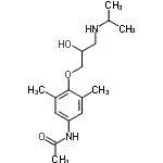 CAS#: 19343-17-0， N-{4-[2-Hydroxy-3-(Isopropylamino)Propoxy]-3,5-Dimethylphenyl}Acetamide
