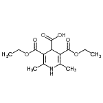 CAS#: 19350-66-4， 3,5-Bis(Ethoxycarbonyl)-2,6-Dimethyl-1,4-Dihydro-4-Pyridinecarboxylic Acid