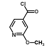 结构式 CAS# 193538-79-3, 2-甲氧基异烟酰氯化物