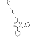 CAS#: 193545-89-0， N-[(1R,2R)-1-Hydroxy-1-Phenyl-3-(1-Pyrrolidinyl)-2-Propanyl]Decanamide