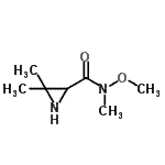 CAS 登录号：193634-89-8， N-甲氧基-N,3,3-三甲基-2-氮丙啶甲酰胺