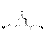 CAS#: 193743-85-0， Methyl (4R,6S)-6-Ethoxy-5,6-Dihydro-1,4-Oxathiine-2-Carboxylate 4-Oxide