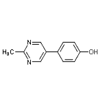 CAS#: 193885-92-6， 4-(2-Methyl-5-Pyrimidinyl)Phenol