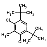 CAS#: 19404-57-0， 2,4-Dichloro-3-Methyl-1,5-Bis(2-Methyl-2-Propanyl)Benzene