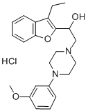 CAS#: 194099-58-6， 1-(3-Ethyl-1-Benzofuran-2-Yl)-2-[4-(3-Methoxyphenyl)Piperazin-1-Yl]Ethanol Hydrochloride