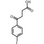 结构式 CAS# 194146-02-6, 4-(4-碘苯基)-4-氧代丁酸
