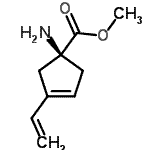 CAS#: 194287-38-2， Methyl (1S)-1-Amino-3-Vinyl-3-Cyclopentene-1-Carboxylate