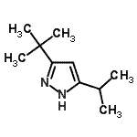 CAS#: 194366-44-4， 5-Isopropyl-3-(2-Methyl-2-Propanyl)-1H-Pyrazole