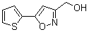 structure of CAS# 194491-44-6, 5-(2-Thienyl)-3-Isoxazolemethanol;5-(2-THIENYL)-3-ISOXAZOLYL]METHANOL: TECH.;(5-(THIOPHEN-2-YL)ISOXAZOL-3-YL)METHANOL;[5-(2-THIENYL)-3-ISOXAZOLYL]METHANOL
