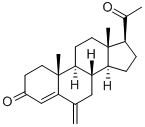 CAS#: 19457-57-9， 6-Methylene-4-Pregnene-3,20-Dione