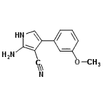 CAS#: 194787-90-1， 2-Amino-4-(3-Methoxyphenyl)-1H-Pyrrole-3-Carbonitrile