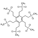CAS#: 194933-15-8， (Benzene-1,2,3,4,5,6-Hexaylhexa-2,1-Ethanediyl)Hexakis[Dichloro(Methyl)Silane]