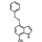 CAS#: 19499-90-2， 4-(Benzyloxy)-7-Methyl-1H-Indole