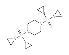 CAS 登录号:1950-08-9, 1,4-二(二(1-氮丙啶基)硫代膦酰)哌嗪