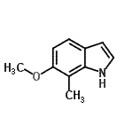 CAS#: 19500-05-1， 6-Methoxy-7-Methyl-1H-Indole