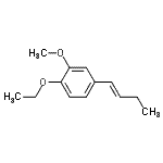 CAS#: 195192-80-4， 4-[(1E)-1-Buten-1-Yl]-1-Ethoxy-2-Methoxybenzene