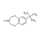 CAS#: 195251-91-3， 7-(2-Methyl-2-Propanyl)-2H-1,5-Benzodioxepin-3(4H)-One