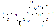 CAS#: 19529-39-6， Ferric dipotassium 2-[bis[2-[bis(2-keto-2-oxido-ethyl)amino]ethyl]amino]acetate