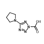 CAS#: 195447-84-8， 5-(1-Pyrrolidinyl)-2H-Tetrazole-2-Carboxylic Acid
