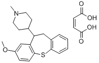 CAS#: 19545-13-2， 8-Methoxy-10-(1-Methyl-4-Piperidyl)-10,11-Dihydrodibenzo(b,f)Thiepin Hydrogen Maleate