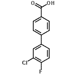 CAS#: 195457-73-9， 3'-Chloro-4'-Fluoro-4-Biphenylcarboxylic Acid