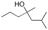 structure of CAS# 19549-77-0, 2,4-Dimethylheptan-4-Ol;2,4-Dimethyl-4-Heptanol;4-Heptanol, 2,4-Dimethyl-