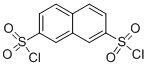structure of CAS# 19551-16-7, 2,7-Naphthalenedisulfonyldichloride;NAPHTHALENE-2,7-DISULFONYL DICHLORIDE;2,7-NAPHTHALENEDISULFONYL CHLORIDE