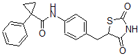 CAS#: 195604-21-8， N-[4-[(2,4-Dioxo-1,3-Thiazolidin-5-Yl)Methyl]Phenyl]-1-Phenylcyclopropane-1-Carboxamide