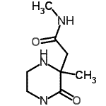 CAS#: 19564-15-9， N-Methyl-2-(2-Methyl-3-Oxo-2-Piperazinyl)Acetamide